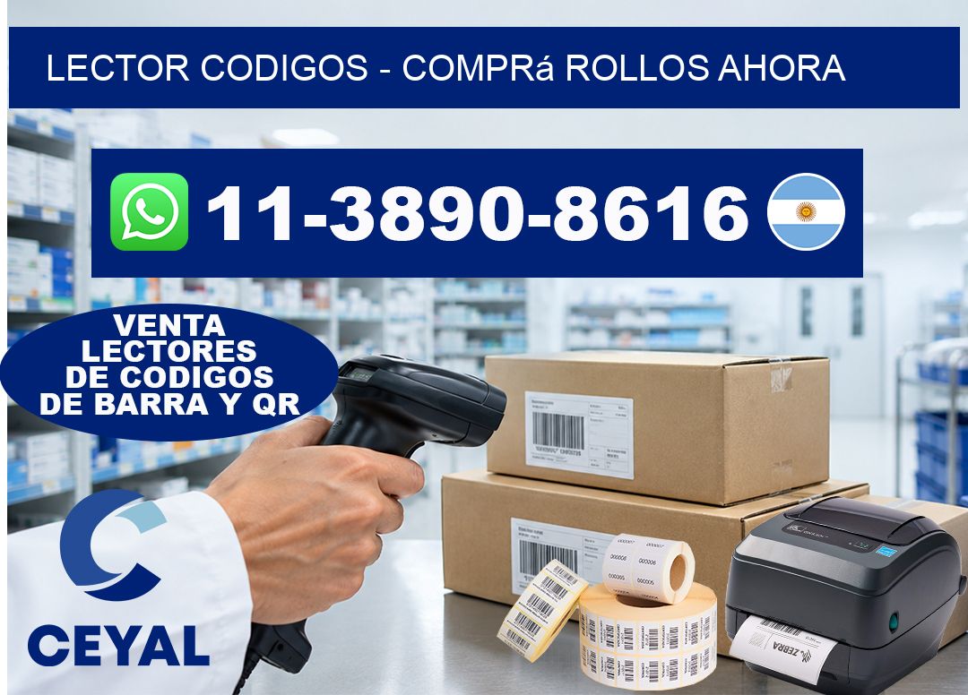 LECTOR CODIGOS - Comprá rollos ahora