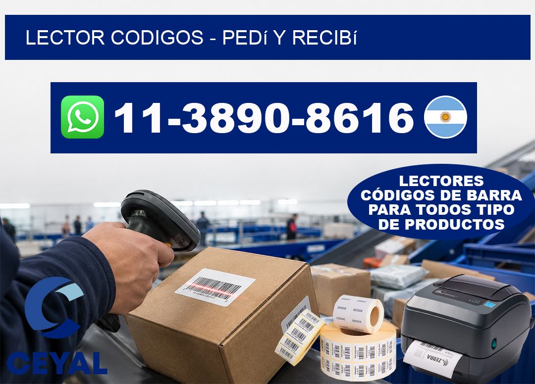LECTOR CODIGOS - Pedí y recibí