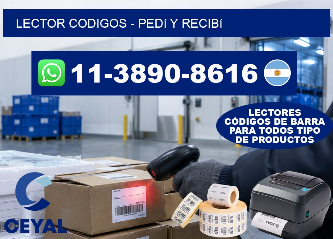 LECTOR CODIGOS - Pedí y recibí