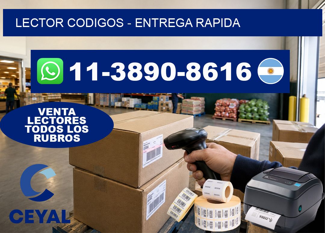 LECTOR CODIGOS - entrega rapida