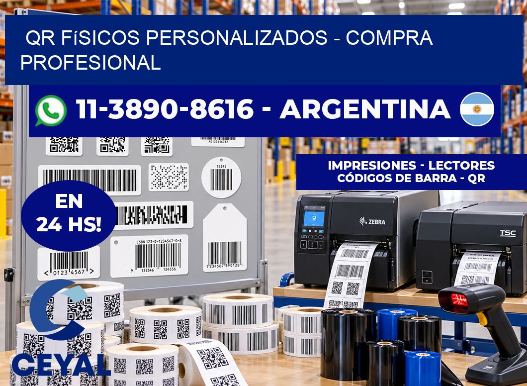QR Físicos Personalizados - Compra profesional