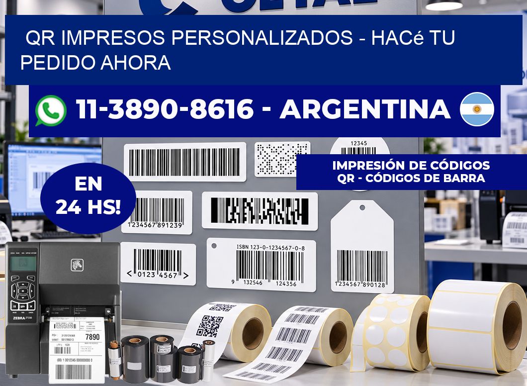 QR Impresos Personalizados - Hacé tu pedido ahora