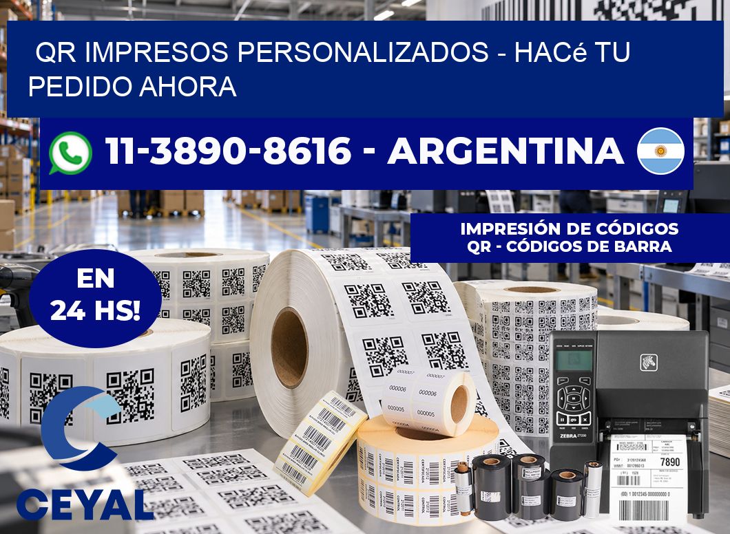QR Impresos Personalizados - Hacé tu pedido ahora