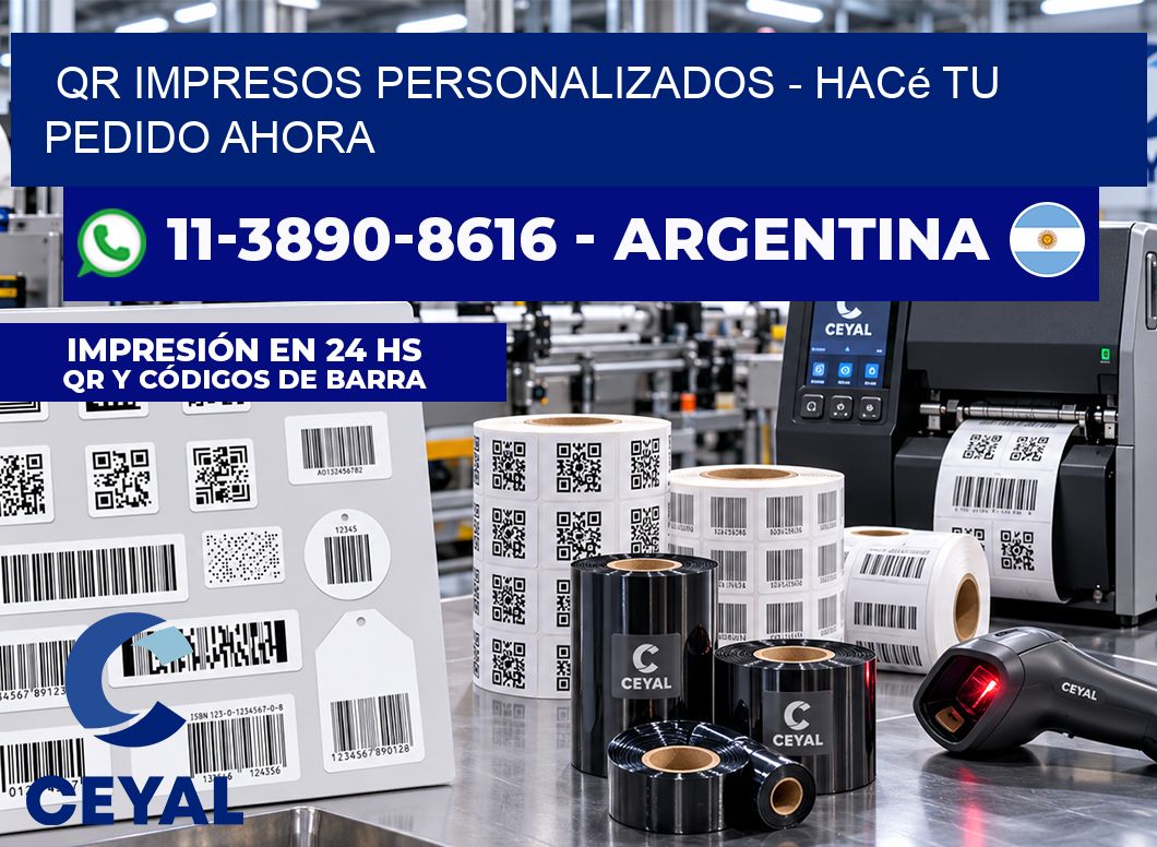 QR Impresos Personalizados – Hacé tu pedido ahora