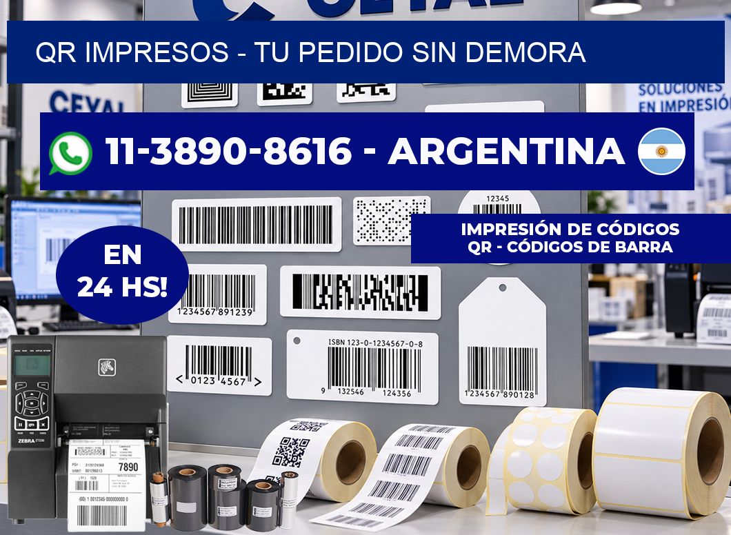 QR Impresos - Tu pedido sin demora