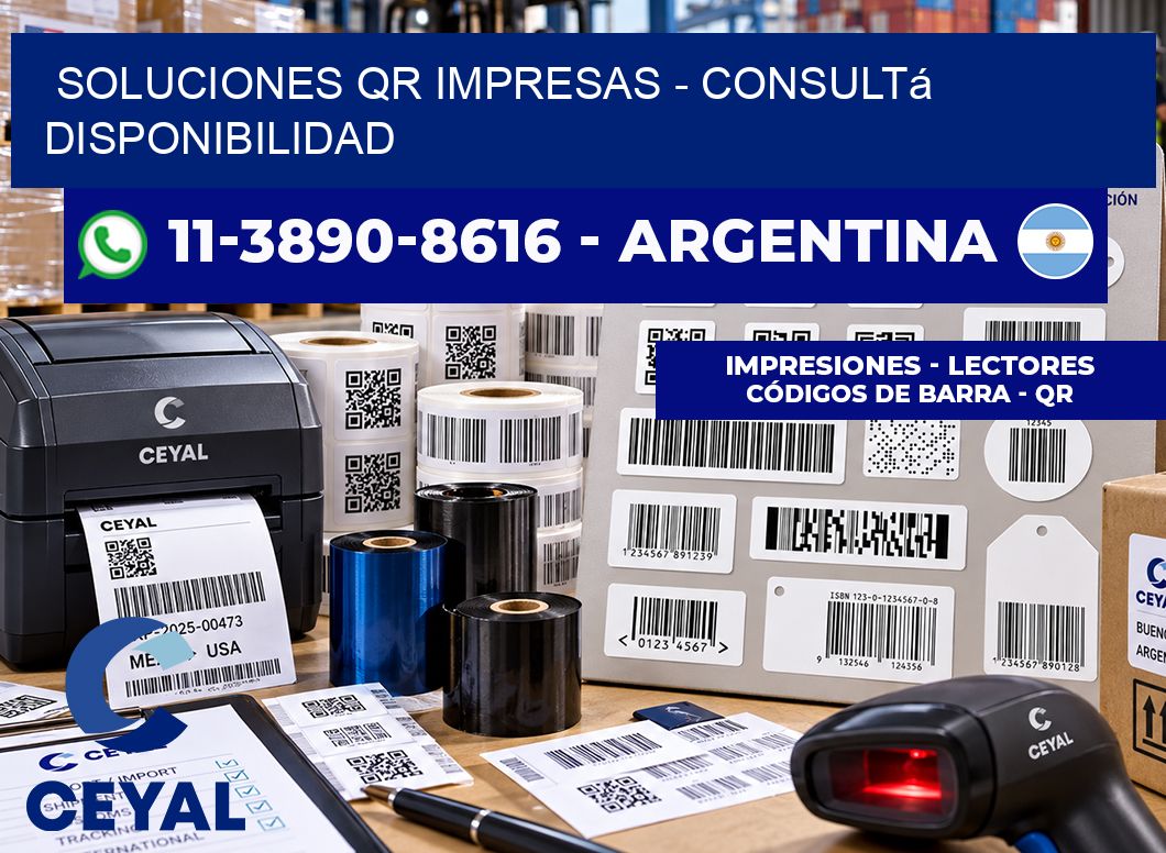 Soluciones QR Impresas – Consultá disponibilidad