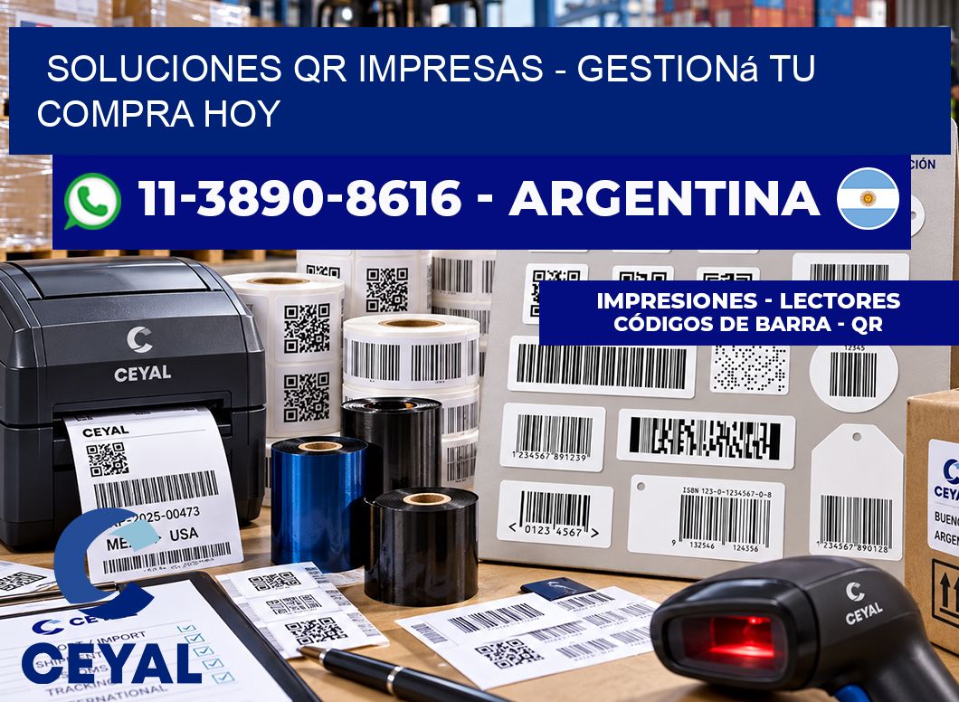 Soluciones QR Impresas - Gestioná tu compra hoy