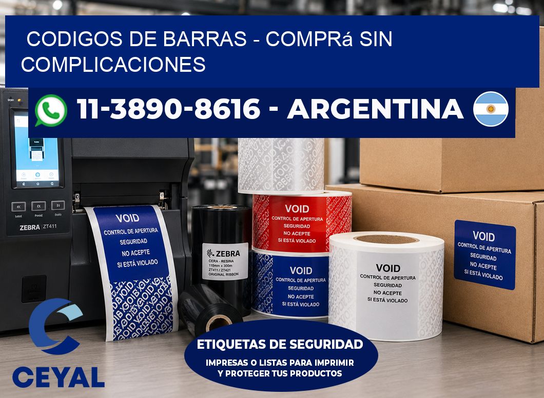 codigos de barras - Comprá sin complicaciones