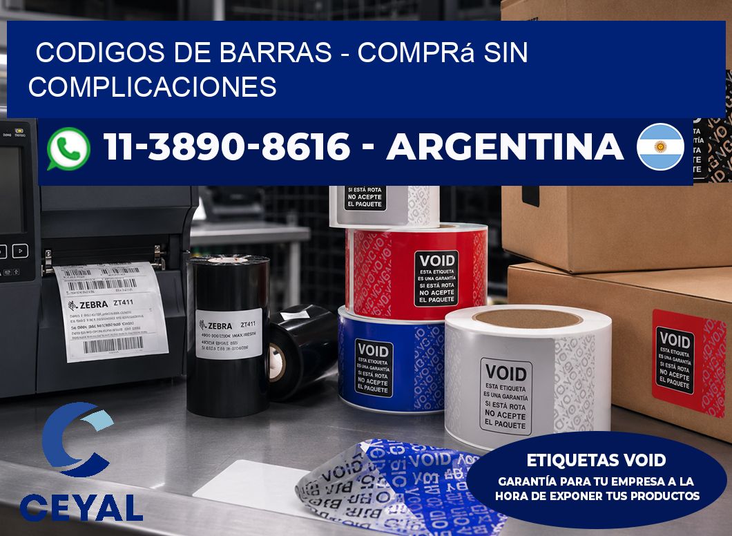 codigos de barras - Comprá sin complicaciones