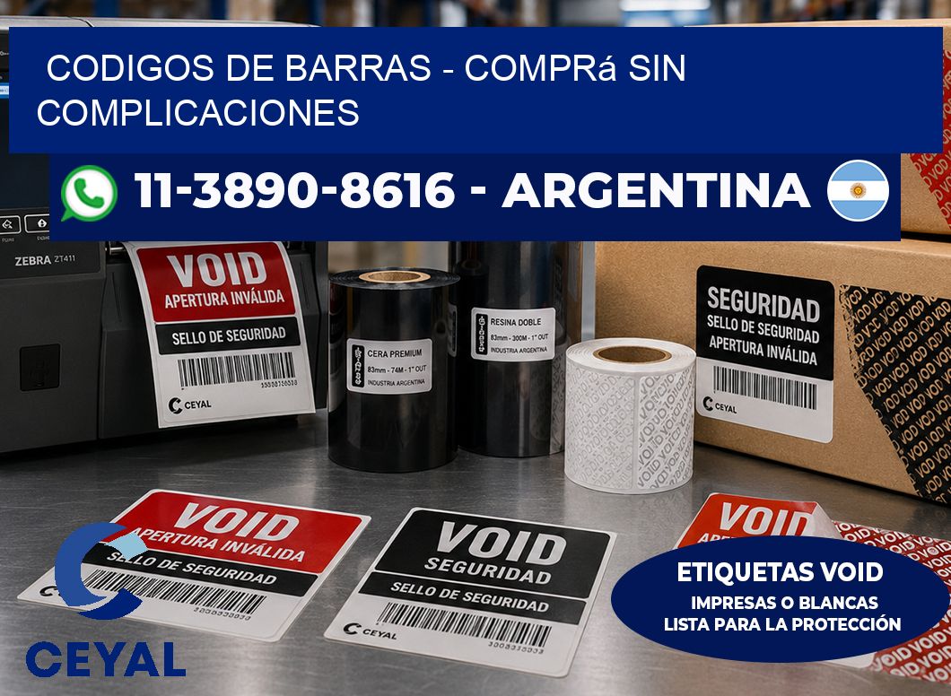 codigos de barras - Comprá sin complicaciones
