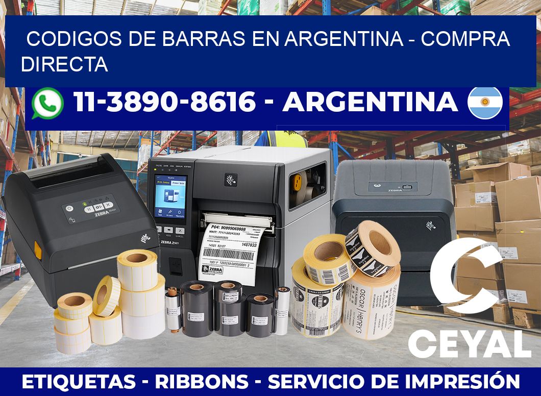 codigos de barras en argentina – Compra directa