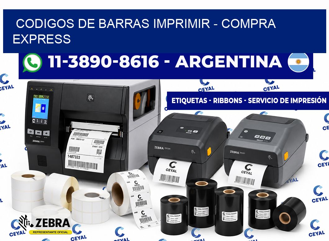 codigos de barras imprimir - Compra express