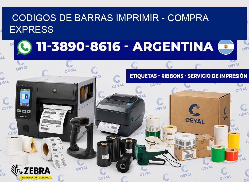 codigos de barras imprimir - Compra express