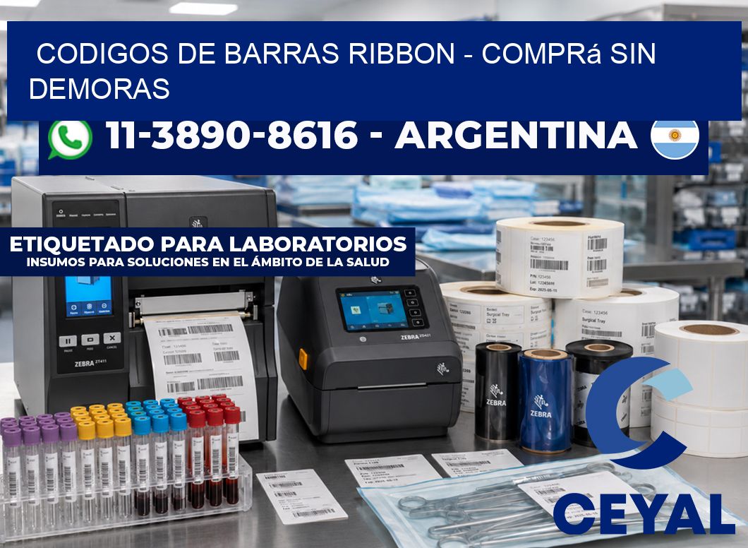 codigos de barras ribbon - Comprá sin demoras
