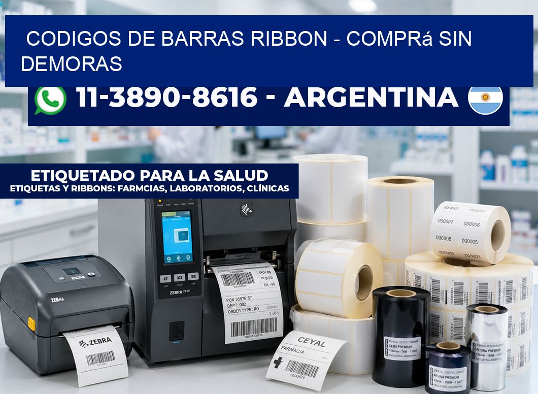 codigos de barras ribbon - Comprá sin demoras