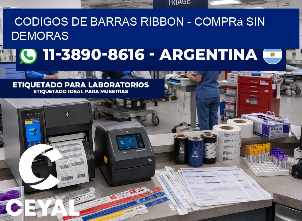 codigos de barras ribbon - Comprá sin demoras