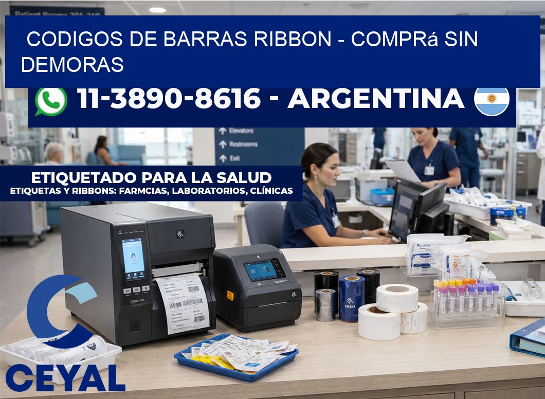 codigos de barras ribbon – Comprá sin demoras