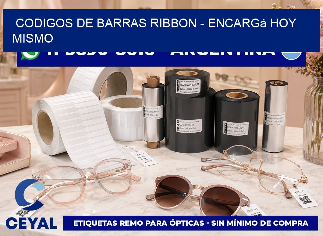 codigos de barras ribbon - Encargá hoy mismo