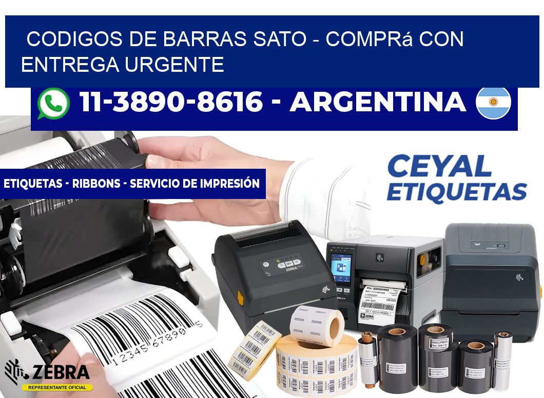 codigos de barras sato - Comprá con entrega urgente
