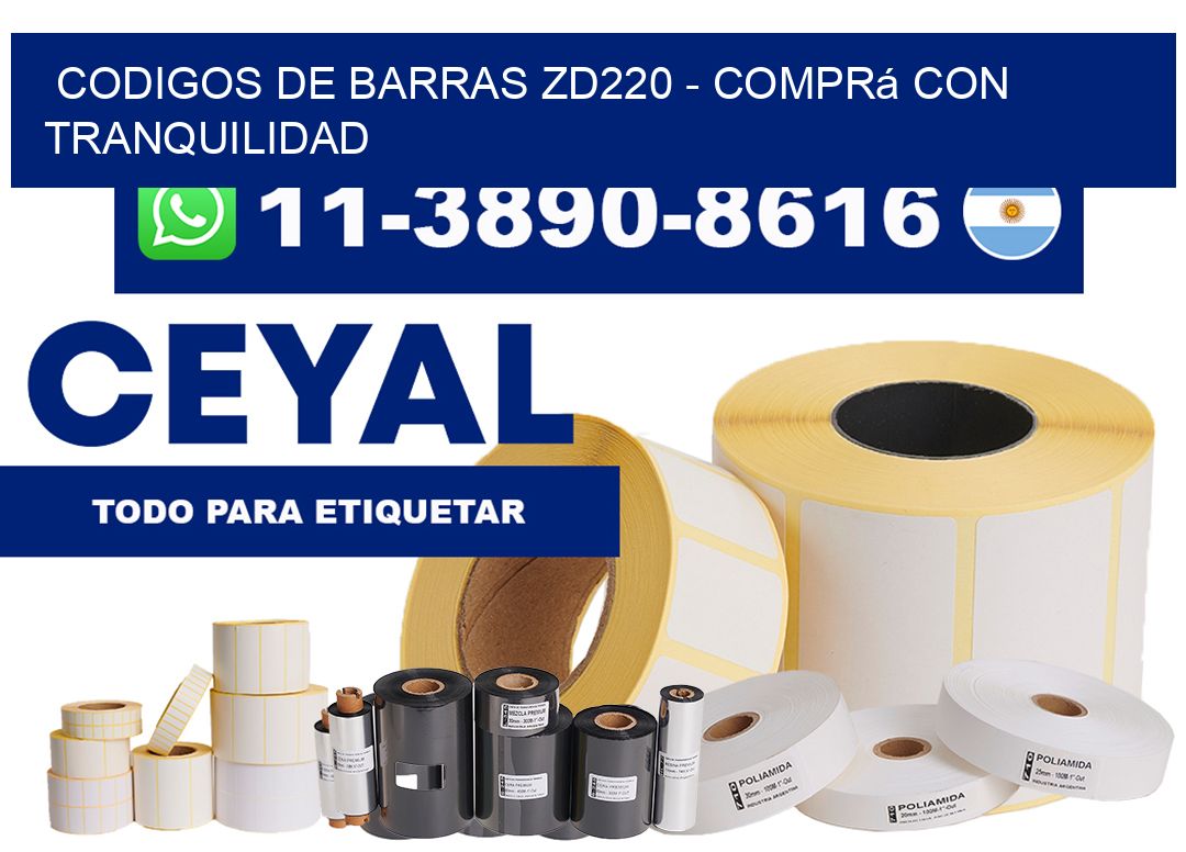 codigos de barras zd220 – Comprá con tranquilidad