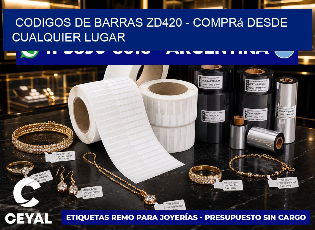 codigos de barras zd420 - Comprá desde cualquier lugar