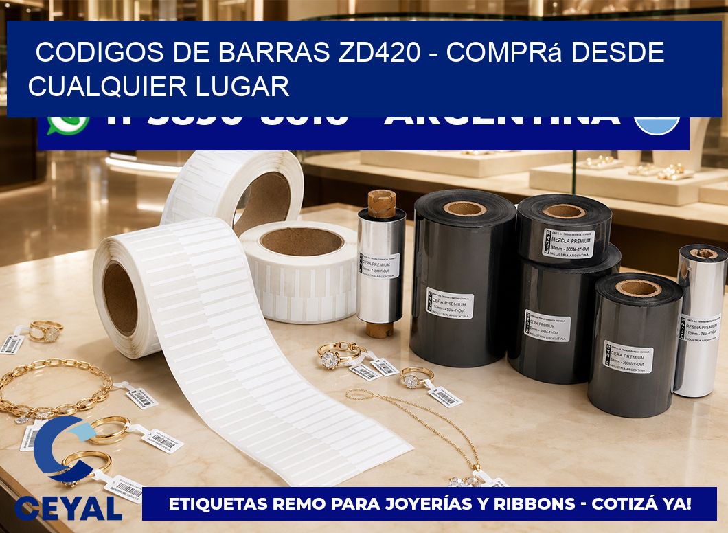 codigos de barras zd420 – Comprá desde cualquier lugar