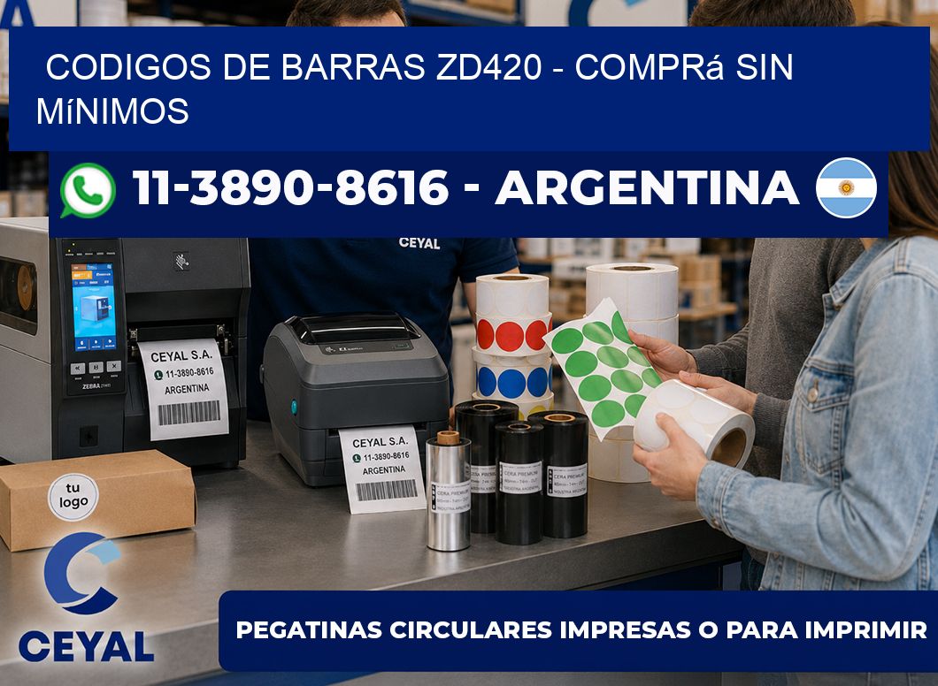 codigos de barras zd420 - Comprá sin mínimos