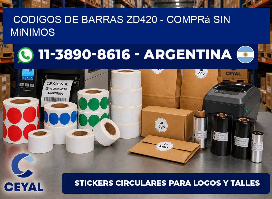 codigos de barras zd420 - Comprá sin mínimos
