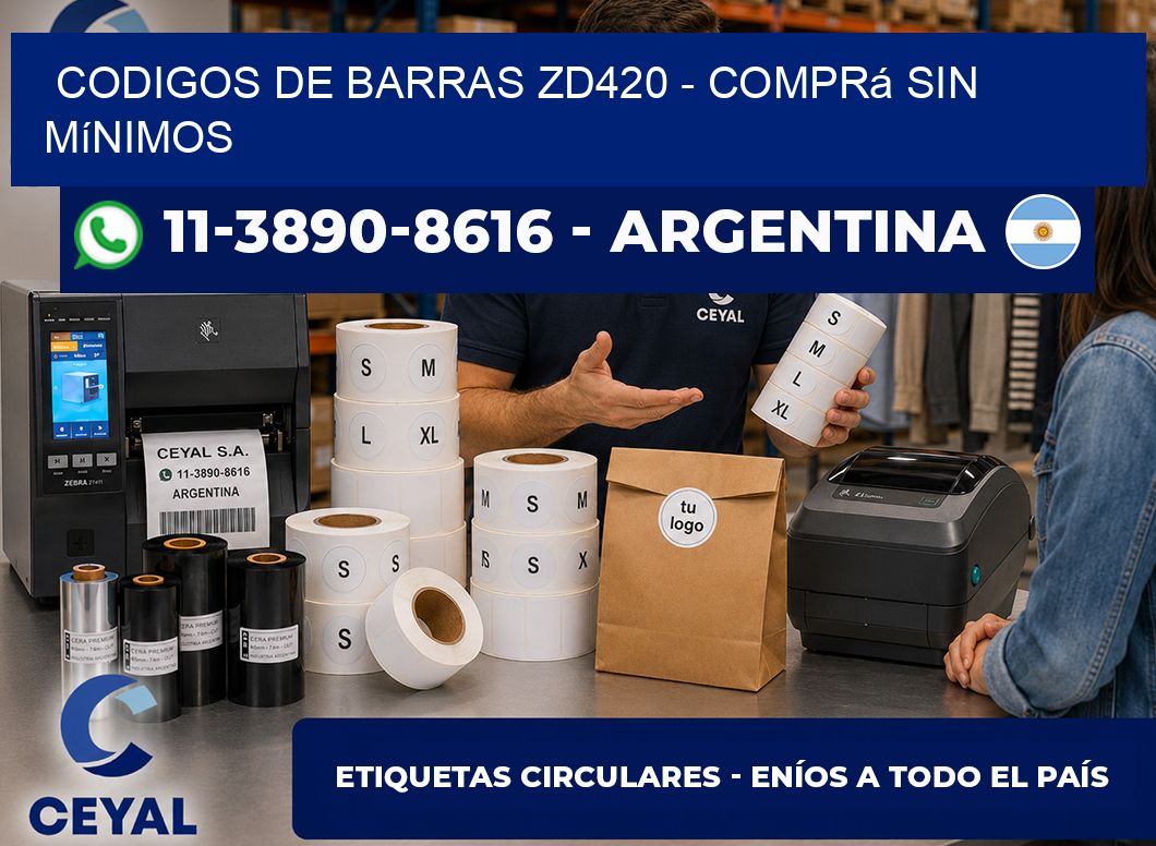 codigos de barras zd420 – Comprá sin mínimos