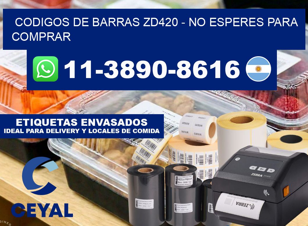 codigos de barras zd420 - No esperes para comprar