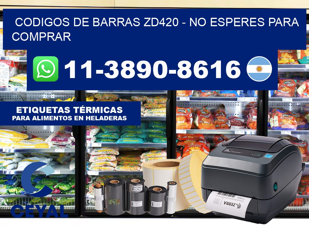 codigos de barras zd420 - No esperes para comprar