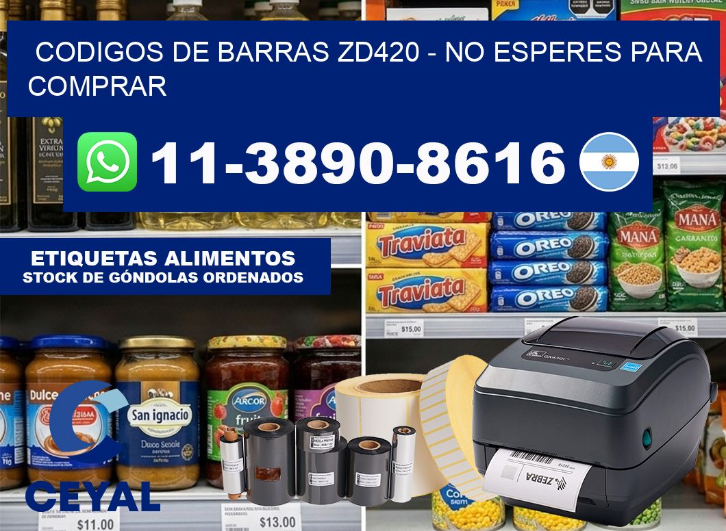codigos de barras zd420 – No esperes para comprar