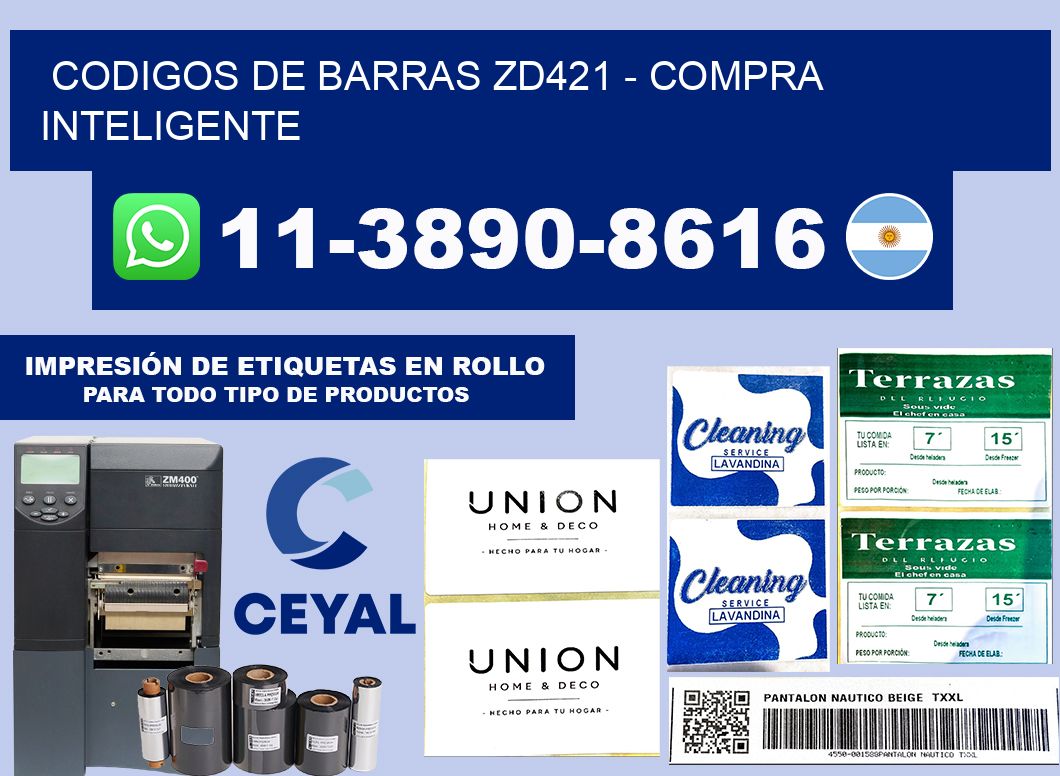 codigos de barras zd421 - Compra inteligente