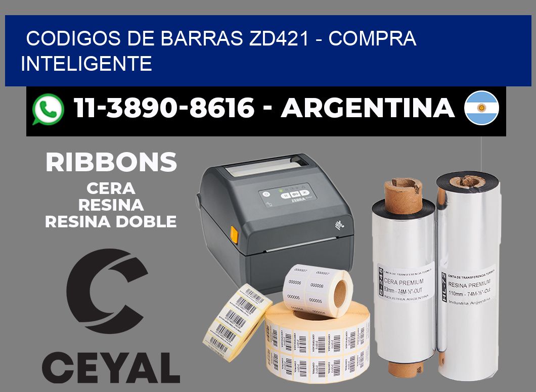 codigos de barras zd421 - Compra inteligente
