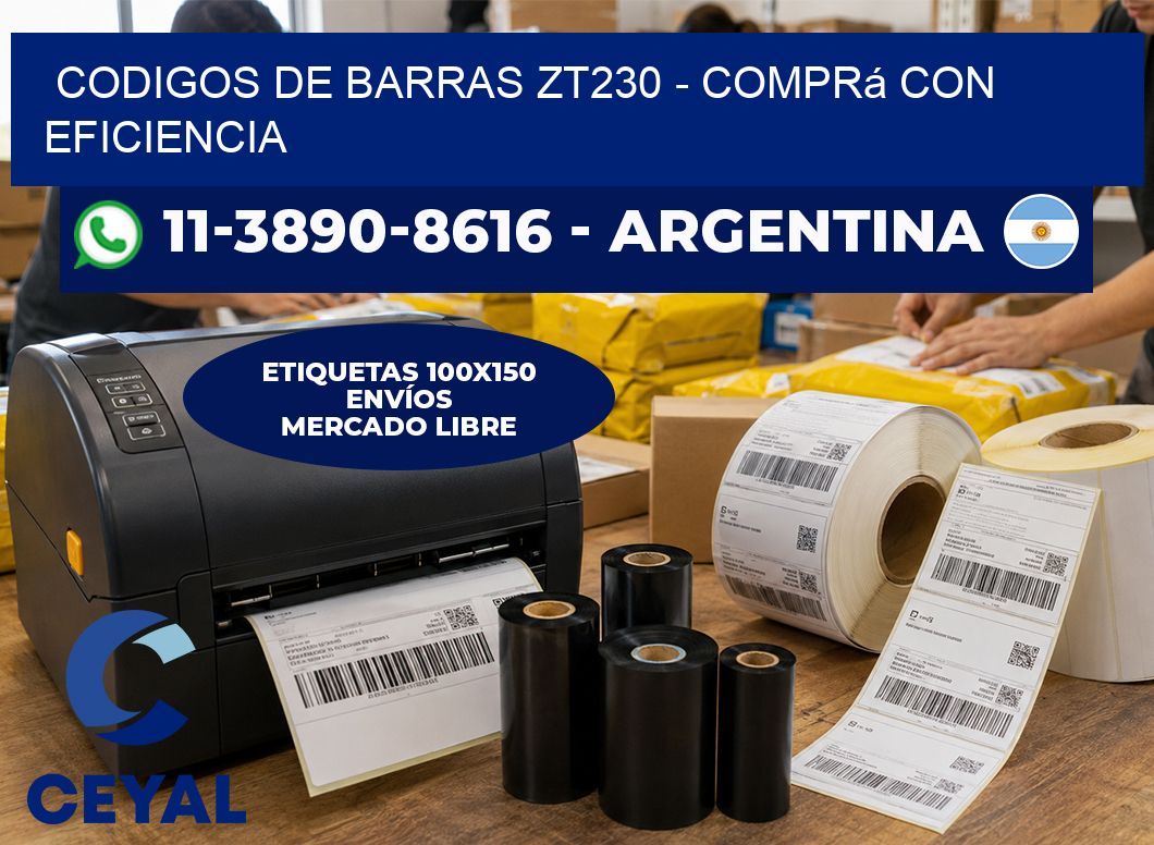 codigos de barras zt230 - Comprá con eficiencia
