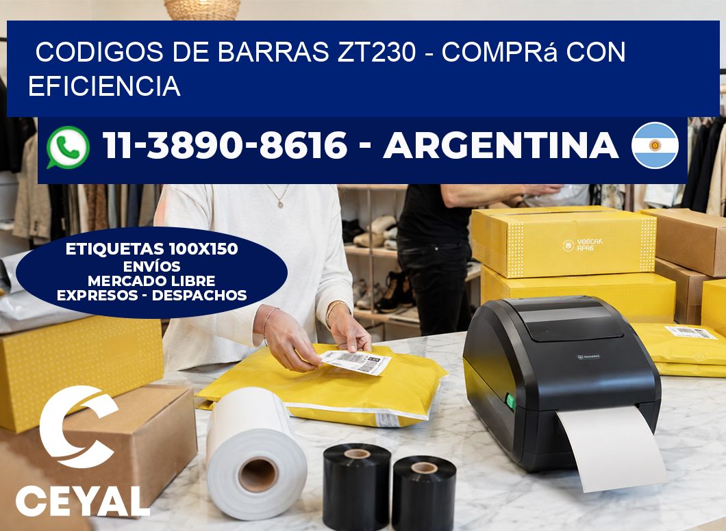 codigos de barras zt230 - Comprá con eficiencia