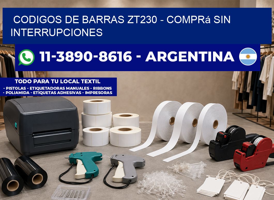 codigos de barras zt230 - Comprá sin interrupciones
