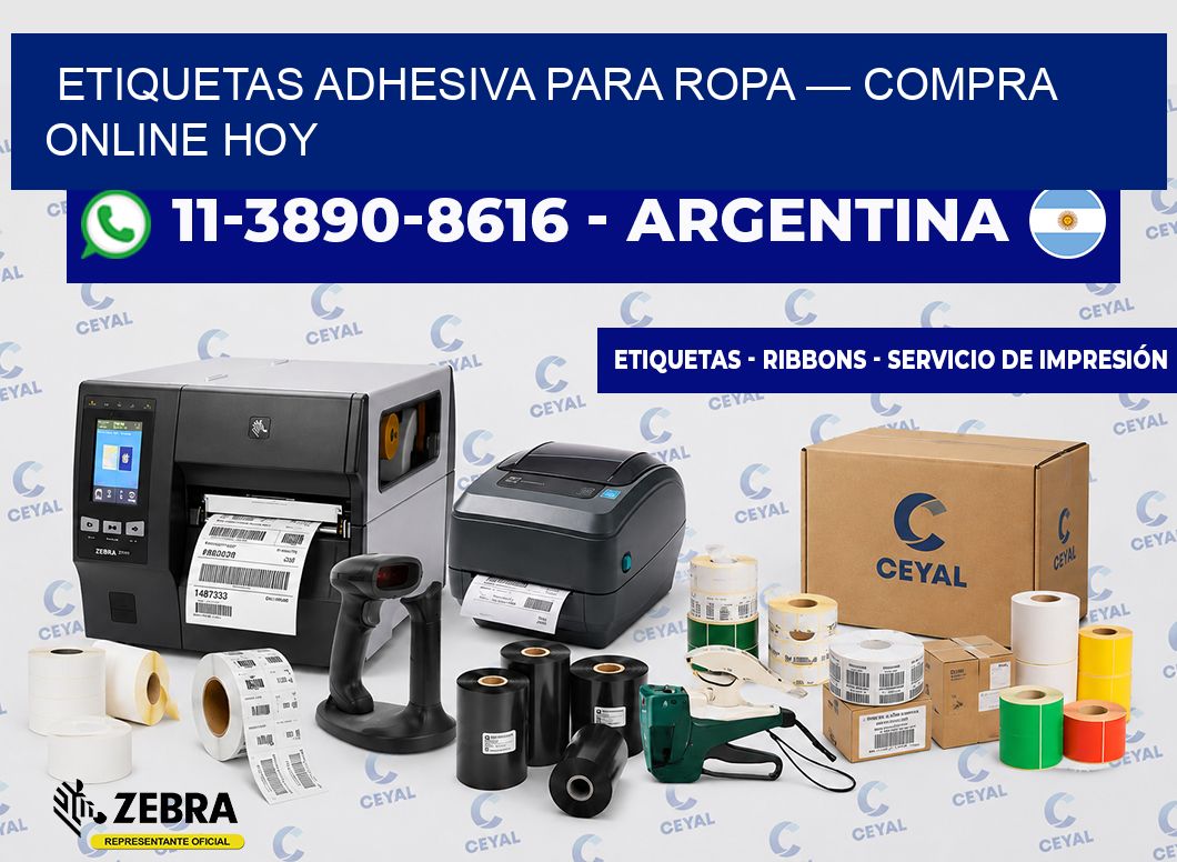 etiquetas adhesiva para ropa — Compra online hoy