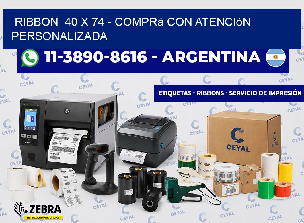 ribbon 40 x 74 - Comprá con atención personalizada