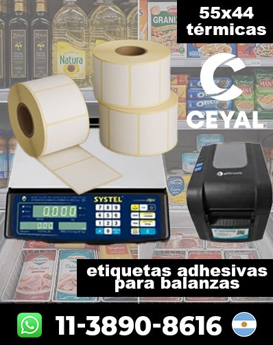 ADHESIVOS PARA BALANZAS – Comprá de manera inmediata