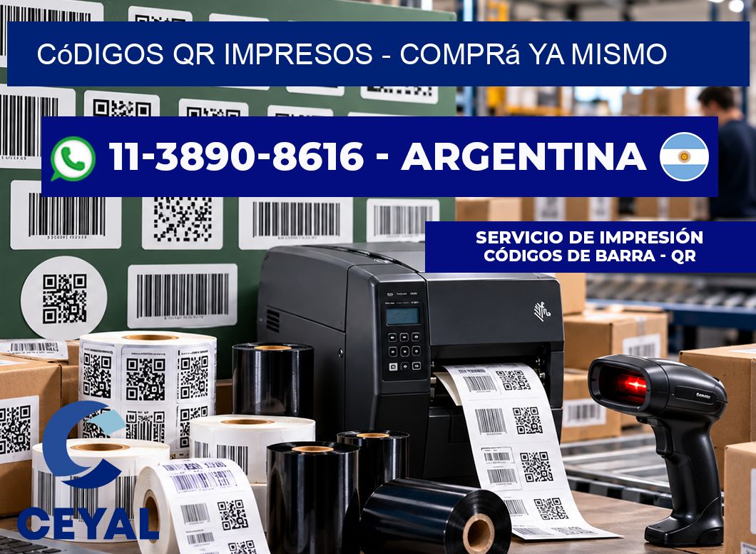 Códigos QR Impresos – Comprá ya mismo