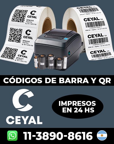 Códigos barras en Papel - Comprá cuando quieras