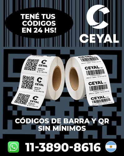 Códigos de barras Profesionales - Envío inmediato