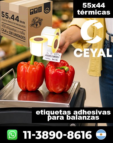 ETIQUETAS BALANZA PARA PRODUCTOS – Solicitá tu pedido