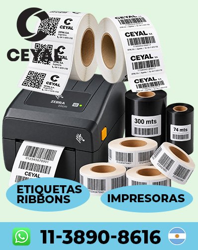 Etiquetas adhesivas para indumentaria argentina