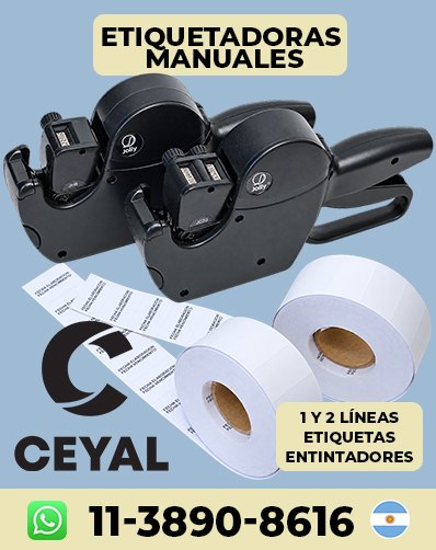 Etiquetas para Talles de Ropa Deportiva argentina