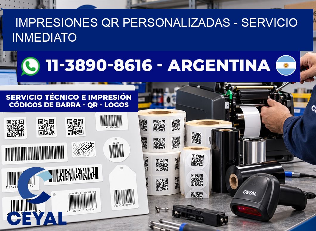 Impresiones QR Personalizadas - Servicio inmediato