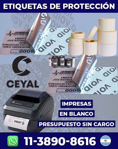 etiquetas para empresas Arg